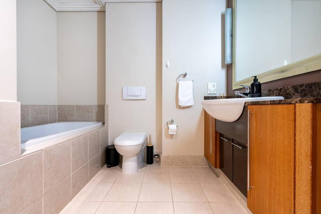 Ferienwohnung Luxury Waterfront Nest Above Viaduct Harbour Auckland Exterior foto