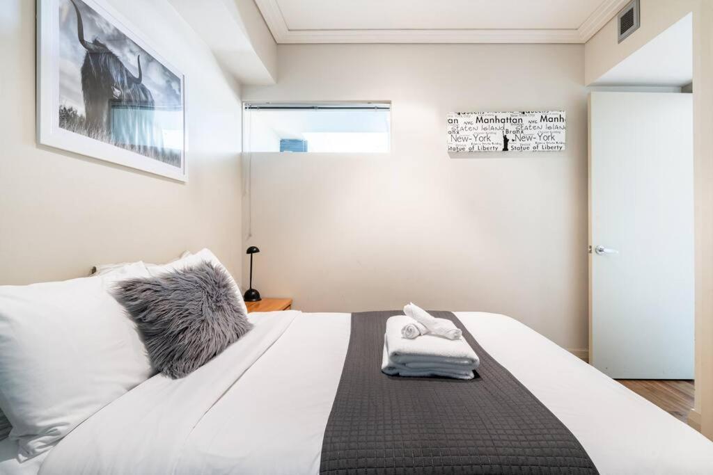 Ferienwohnung Luxury Waterfront Nest Above Viaduct Harbour Auckland Exterior foto
