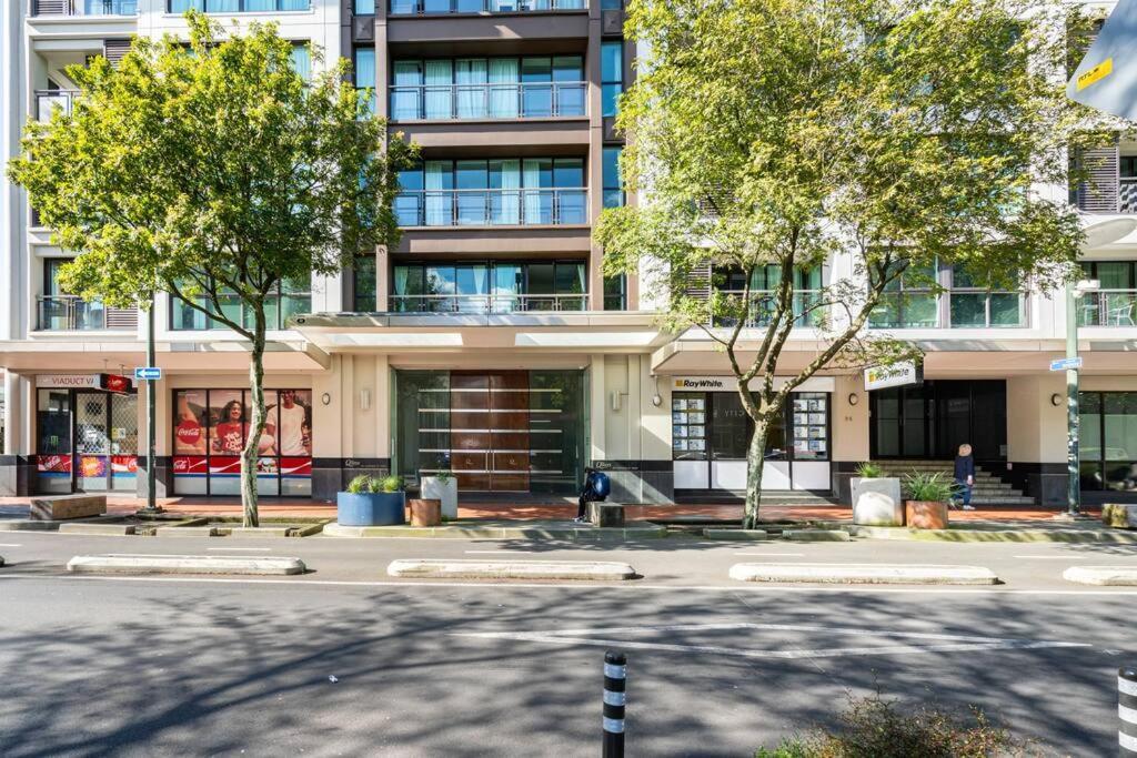 Ferienwohnung Luxury Waterfront Nest Above Viaduct Harbour Auckland Exterior foto
