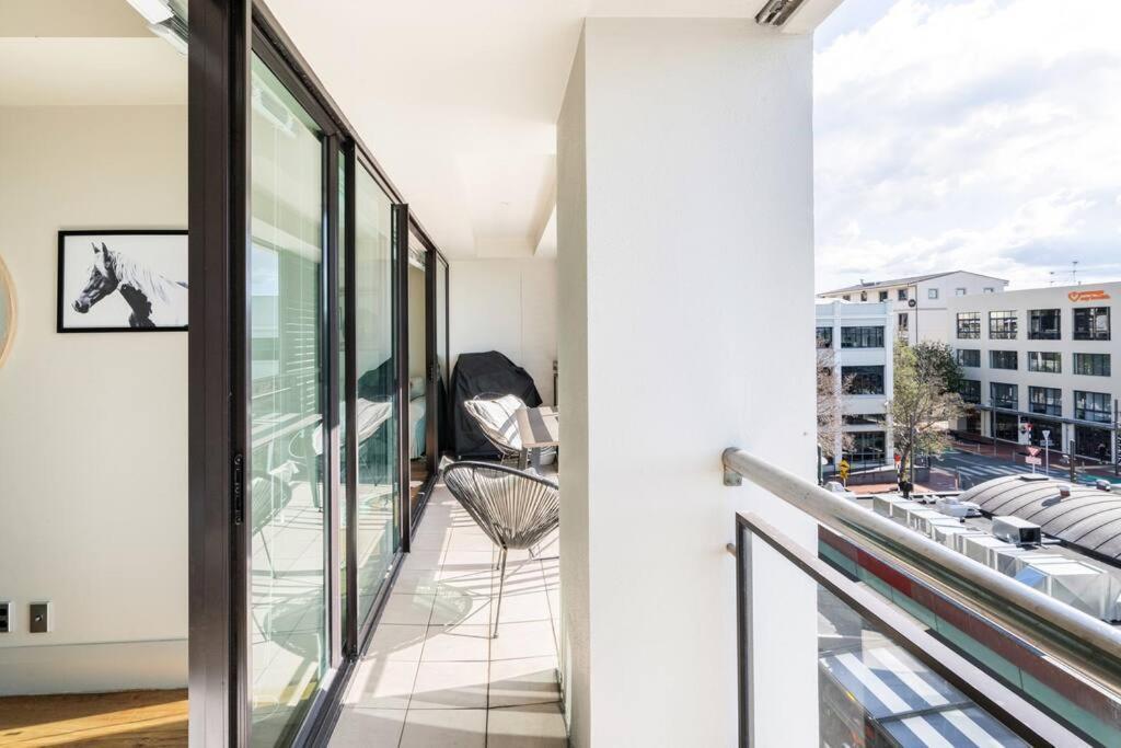 Ferienwohnung Luxury Waterfront Nest Above Viaduct Harbour Auckland Exterior foto